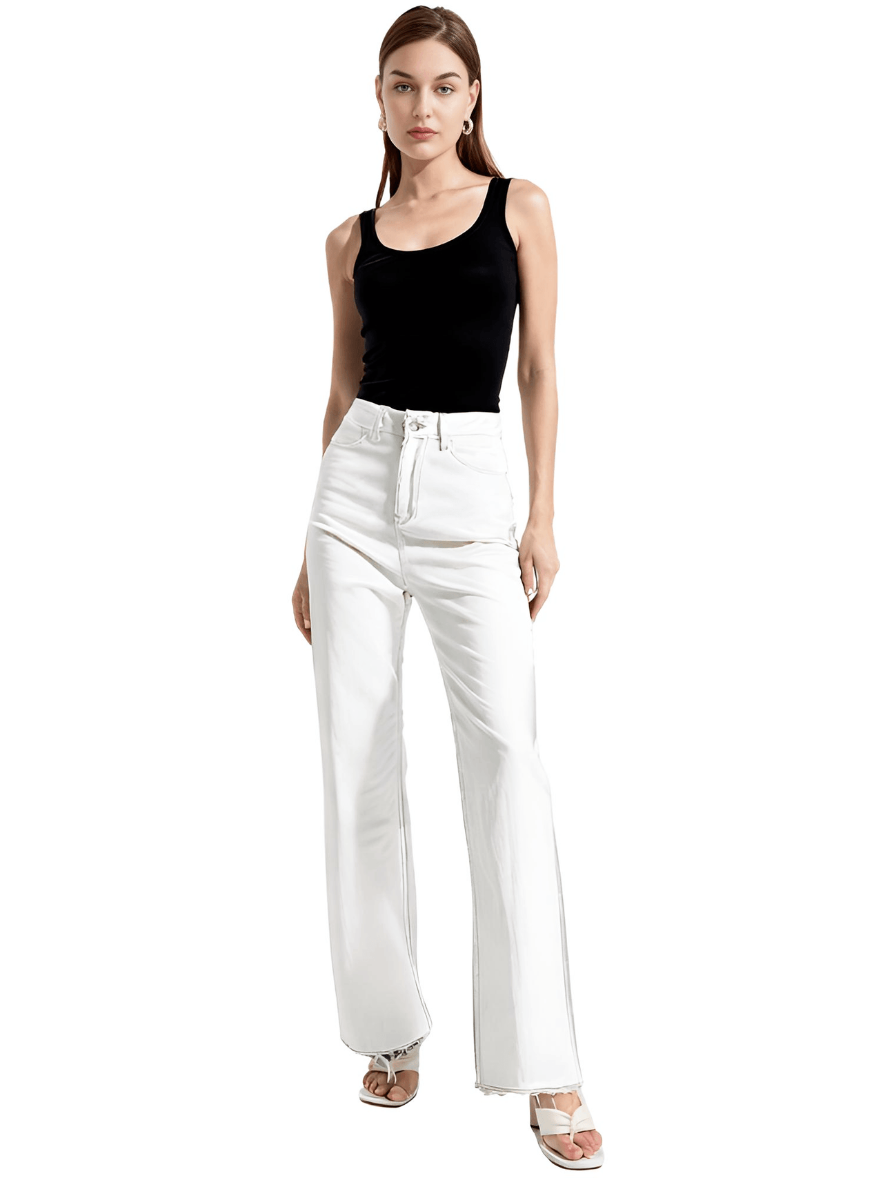 Women's Straight Leg Boyfriend Jeans -, Boyfriend Jeans , Drestiny , Australia, Black, Blue, Casual Pants, Dark Blue, FR, Jeans, L, Light Blue, M, New Zealand, S, United Kingdom, United States, White, XS , Drestiny , www.shopdrestiny.com