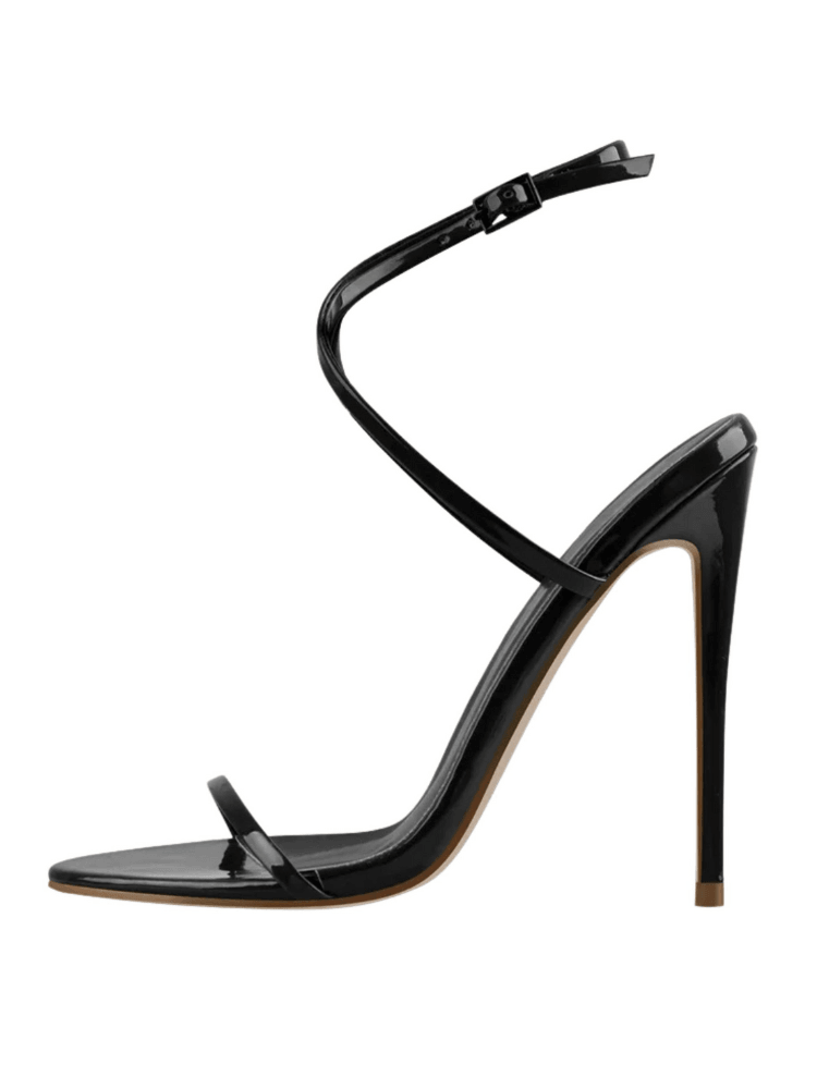 Women's Strappy High Heel Sandals Summer Party Dress Sandals, Drestiny, Sandals, Heels, High Heels, High Heel Sandals, Stilettos, Stiletto Sandals, 6, 6, 7, 8, 9, 9.5, 10, 11, 12, 13, 14, 15, United States, USA, Canada, Australia, New Zealand, United Kingdom, UK, Black, Green, Silver, Red, Dark Blue, Teal, White, Pink, Deep Pink, Avocado Green, Grey, strappy heels, barely there heels, party heels, stiletto heels, black strappy heels, evening sandals, occasion sandals, shopdrestiny.com