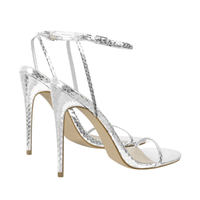 Thumbnail for Women's Strappy High Heel Sandals Summer Party Dress Sandals, Drestiny, Sandals, Heels, High Heels, High Heel Sandals, Stilettos, Stiletto Sandals, 6, 6, 7, 8, 9, 9.5, 10, 11, 12, 13, 14, 15, United States, USA, Canada, Australia, New Zealand, United Kingdom, UK, Black, Green, Silver, Red, Dark Blue, Teal, White, Pink, Deep Pink, Avocado Green, Grey, strappy heels, barely there heels, party heels, stiletto heels, black strappy heels, evening sandals, occasion sandals, shopdrestiny.com