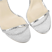 Thumbnail for Women's Strappy High Heel Sandals Summer Party Dress Sandals, Drestiny, Sandals, Heels, High Heels, High Heel Sandals, Stilettos, Stiletto Sandals, 6, 6, 7, 8, 9, 9.5, 10, 11, 12, 13, 14, 15, United States, USA, Canada, Australia, New Zealand, United Kingdom, UK, Black, Green, Silver, Red, Dark Blue, Teal, White, Pink, Deep Pink, Avocado Green, Grey, strappy heels, barely there heels, party heels, stiletto heels, black strappy heels, evening sandals, occasion sandals, shopdrestiny.com