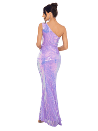 Thumbnail for Women's Stretchy One Shoulder Sleeveless Sequined Maxi Dress -, Dress , Drestiny , 10, 12, 6, 8, Australia, Blue, Dark Blue, FR, Green, L, Light Blue, M, Maxi Dresses, New Zealand, One Shoulder, S, Sky Blue, Sleeveless, United Kingdom, United States, XL , Drestiny , www.shopdrestiny.com