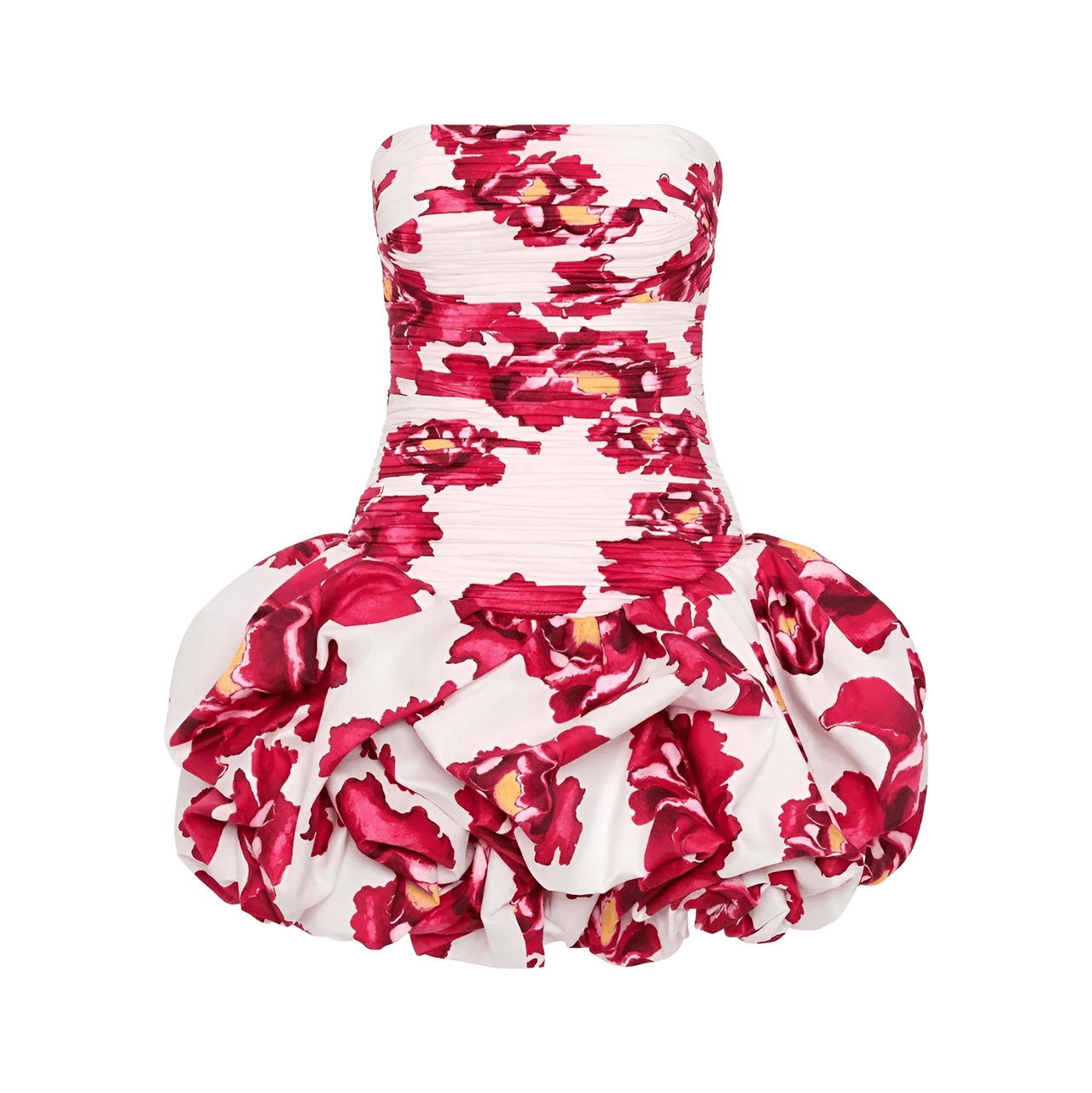 Women's Summer Strapless Mini Dress Bandeau High Waist Patchwork Folds Slimming Dresses Female, Drestiny, Mini Dresses, Strapless, Sleeveless, Off Shoulder, S, M, L, XL, 4, 6, 8, 10, 12, Blue Print, Deep Pink Print, Pink, White, Blue, United States, Australia, New Zealand, Canada, strapless mini dress, bodycon strapless mini dress, summer mini dresss, bandeau mini dress, going out strapless mini dress, shopdrestiny.com