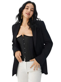 Thumbnail for Women's Trendy Corset Tops Underbust Waist Cincher Workout Shape Body Belt Shapewear Corsets and Bustiers Plus Size Women, Drestiny, Black Corset Top, United States, USA, Canada, Australia, New Zealand, United Kingdom, UK, Corsets, Strapless, Sleeveless, Off shoulder, XS, S, M, L, XL, XXL, 3XL, 4XL, 5XL, 6XL, 7XL, Pink, Black, Blue, Coffee, Grey, Green, Khaki, Purple, Red, White, Dark Purple, corset top, cute corset tops, sexy corset tops, corset top UK, bustier top, going out corset top, shopdrestiny.com