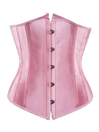 Thumbnail for Women's Trendy Corset Tops Underbust Waist Cincher Workout Shape Body Belt Shapewear Corsets and Bustiers Plus Size Women, Drestiny, Pink Corset Top, United States, USA, Canada, Australia, New Zealand, United Kingdom, UK, Corsets, Strapless, Sleeveless, Off shoulder, XS, S, M, L, XL, XXL, 3XL, 4XL, 5XL, 6XL, 7XL, Pink, Black, Blue, Coffee, Grey, Green, Khaki, Purple, Red, White, Dark Purple, corset top, cute corset tops, sexy corset tops, corset top UK, bustier top, going out corset top, shopdrestiny.com