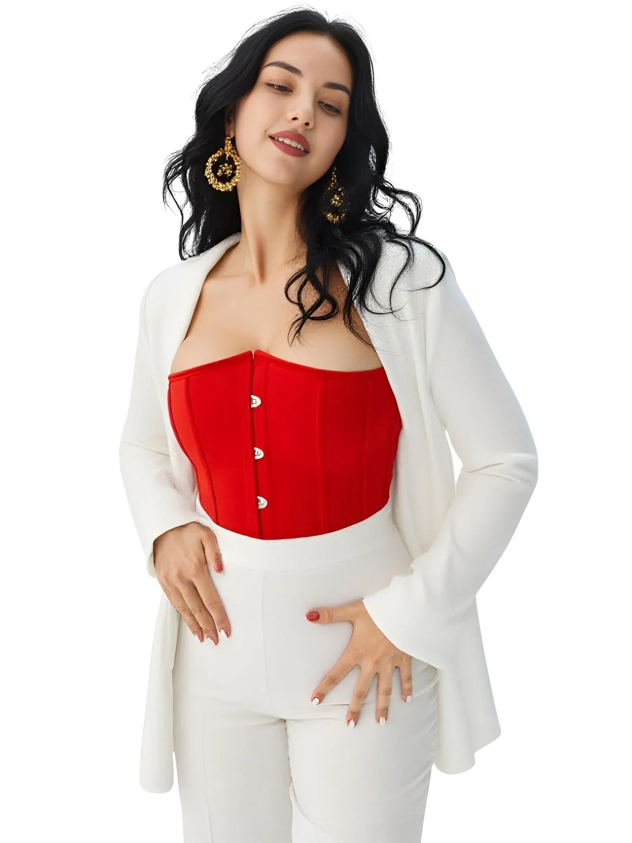 Women's Trendy Corset Tops Underbust Waist Cincher Workout Shape Body Belt Shapewear Corsets and Bustiers Plus Size Women, Drestiny, Red Corset Top, United States, USA, Canada, Australia, New Zealand, United Kingdom, UK, Corsets, Strapless, Sleeveless, Off shoulder, XS, S, M, L, XL, XXL, 3XL, 4XL, 5XL, 6XL, 7XL, Pink, Black, Blue, Coffee, Grey, Green, Khaki, Purple, Red, White, Dark Purple, corset top, cute corset tops, sexy corset tops, corset top UK, bustier top, going out corset top, shopdrestiny.com