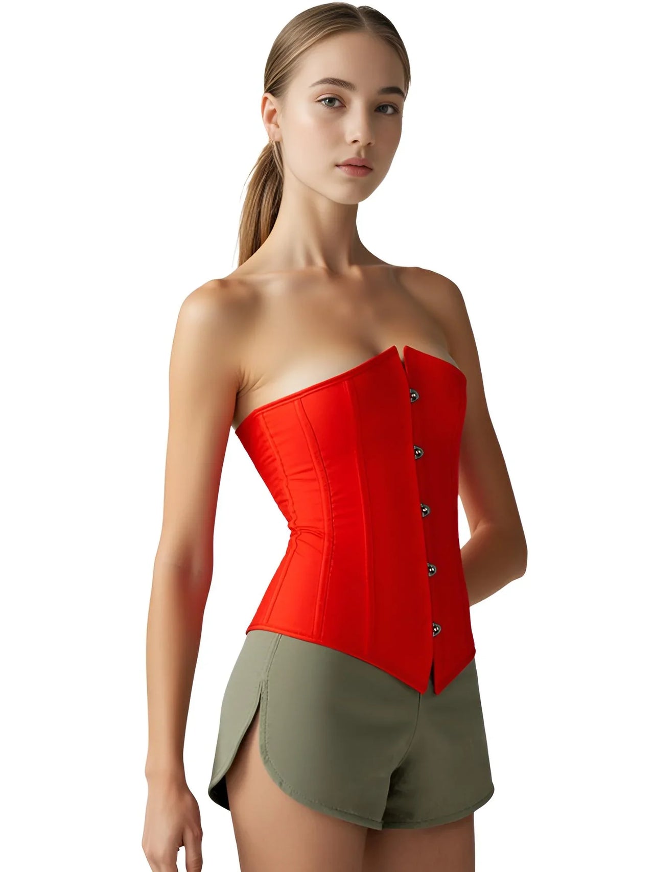 Women's Trendy Corset Tops Underbust Waist Cincher Workout Shape Body Belt Shapewear Corsets and Bustiers Plus Size Women, Drestiny, Red Corset Top, United States, USA, Canada, Australia, New Zealand, United Kingdom, UK, Corsets, Strapless, Sleeveless, Off shoulder, XS, S, M, L, XL, XXL, 3XL, 4XL, 5XL, 6XL, 7XL, Pink, Black, Blue, Coffee, Grey, Green, Khaki, Purple, Red, White, Dark Purple, corset top, cute corset tops, sexy corset tops, corset top UK, bustier top, going out corset top, shopdrestiny.com