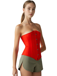 Thumbnail for Women's Trendy Corset Tops Underbust Waist Cincher Workout Shape Body Belt Shapewear Corsets and Bustiers Plus Size Women, Drestiny, Red Corset Top, United States, USA, Canada, Australia, New Zealand, United Kingdom, UK, Corsets, Strapless, Sleeveless, Off shoulder, XS, S, M, L, XL, XXL, 3XL, 4XL, 5XL, 6XL, 7XL, Pink, Black, Blue, Coffee, Grey, Green, Khaki, Purple, Red, White, Dark Purple, corset top, cute corset tops, sexy corset tops, corset top UK, bustier top, going out corset top, shopdrestiny.com