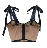 Thumbnail for Women's Trendy Lace Up Straps Crop Top -, Crop Top , Drestiny , Apricot, Australia, Black, Canada, Casual Shirts, Crop Tops, Dress Shirts, Gender_Women, L, M, New Zealand, Pink, S, Red, Sleeveless, United Kingdom, United States , Drestiny , www.shopdrestiny.com