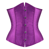 Thumbnail for Women's Trendy Corset Tops Underbust Waist Cincher Workout Shape Body Belt Shapewear Corsets and Bustiers Plus Size Women, Drestiny, Purple Corset Top, United States, USA, Canada, Australia, New Zealand, United Kingdom, UK, Corsets, Strapless, Sleeveless, Off shoulder, XS, S, M, L, XL, XXL, 3XL, 4XL, 5XL, 6XL, 7XL, Pink, Black, Blue, Coffee, Grey, Green, Khaki, Purple, Red, White, Dark Purple, corset top, cute corset tops, sexy corset tops, corset top UK, bustier top, going out corset top, shopdrestiny.com