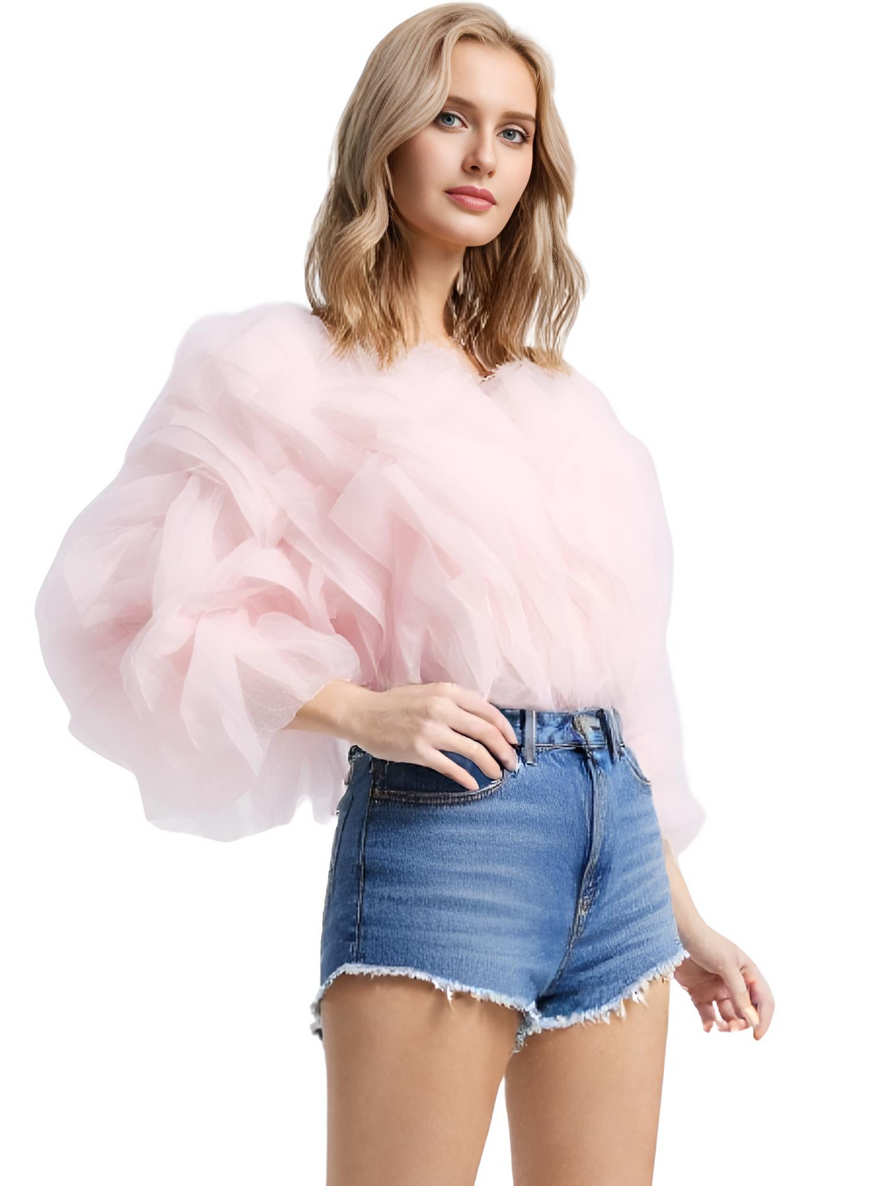 Women's Vintage Ruffle Shirt O Neck Lantern Long Sleeve Solid Elegant Blouse Female Fashion New Jellyfish Style, Blouses, Casual Shirts, Long Sleeves, S, M, L, XL, United States, Drestiny, USA, Canada, Australia, New Zealand, United Kingdom, UK, Black, Pink, Deep Pink, Light Blue, Apricot, Light Yellow, vintage ruffle blouse women's, retro ruffle shirt for women, women's frilly vintage shirt, retro ruffle top, pink ruffle blouse, shopdrestiny.com
