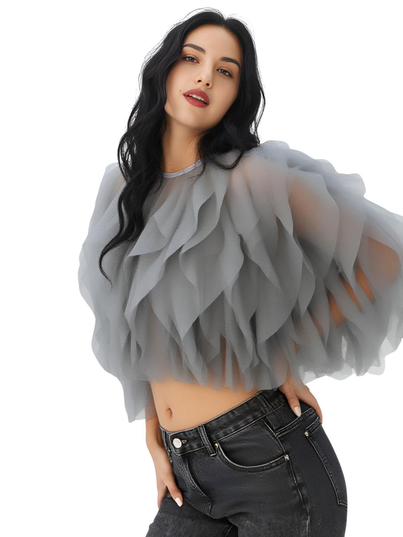 Women's Vintage Ruffle Shirt O Neck Lantern Long Sleeve Solid Elegant Blouse Female Fashion New Jellyfish Style, Blouses, Casual Shirts, Long Sleeves, S, M, L, XL, United States, Drestiny, USA, Canada, Australia, New Zealand, United Kingdom, UK, Black, Pink, Deep Pink, Light Blue, Apricot, Light Yellow, vintage ruffle blouse women's, retro ruffle shirt for women, women's frilly vintage shirt, retro ruffle top, grey ruffle blouse, shopdrestiny.com