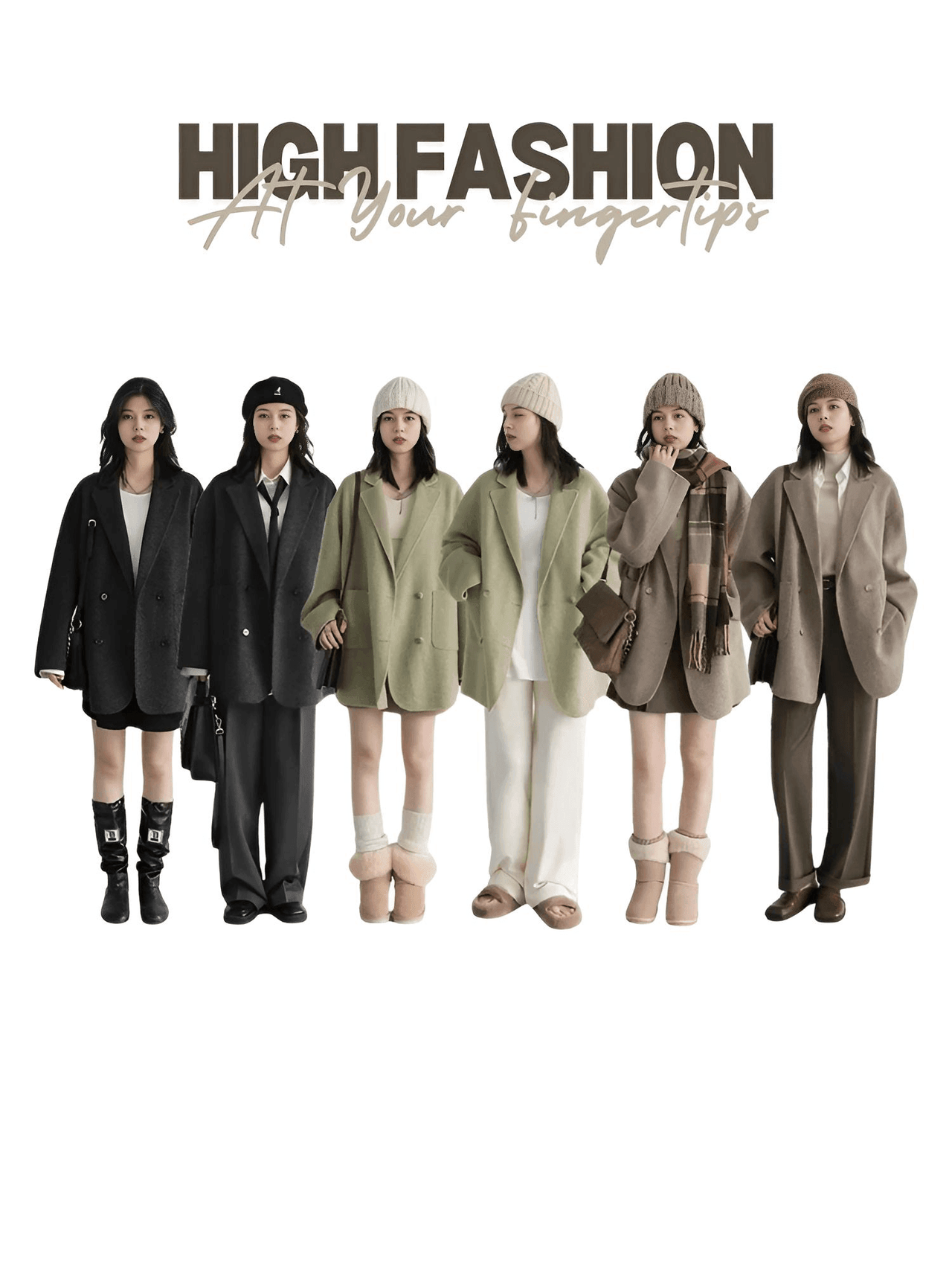 Women's Woolen Coats Loose Casual Double Breasted Retro Jacket Office Lady Outerwear -, Coats & Jackets , Drestiny , Australia, Brown, Canada, Coats, Dark Grey, Green, Grey, Jackets, L, Light Brown, M, New Zealand, S, United Kingdom, United States, XL, XXL , Drestiny , www.shopdrestiny.com