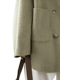 Thumbnail for Women's Woolen Coats Loose Casual Double Breasted Retro Jacket Office Lady Outerwear -, Coats & Jackets , Drestiny , Australia, Brown, Canada, Coats, Dark Grey, Green, Grey, Jackets, L, Light Brown, M, New Zealand, S, United Kingdom, United States, XL, XXL , Drestiny , www.shopdrestiny.com