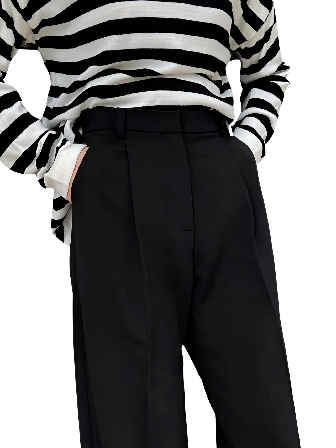 Classic Formal Women's Straight Leg Pants Spring and Summer Versatile Casual Wear Loose Fit Office Wide Leg Pants, Drestiny, Grey, Apricot, Black, S, M, L, 4, 6, 8, 10, Casual Pants, Dress Pants, United States, USA, Canada, Australia, New Zealand, United Kingdom, UK, best women's straight leg pants, black women's straight leg pants, women's straight leg pants dressy, shopdrestiny.com