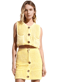 Thumbnail for Sleeveless Crop Sweater Vest Solid Loose Casual Sweater Vest Cable Knit Sweater Vest For Women -, Vests , Drestiny , Australia, Black, Brown, Canada, Cardigans, Dark Blue, Dark Brown, Green, L, Light Blue, M, Navy, New Zealand, Off White, Olive Green, Purple, Red, S, Sleeveless, Sweater Vests, Sweaters, United Kingdom, United States, Vests, White, Yellow , Drestiny , www.shopdrestiny.com