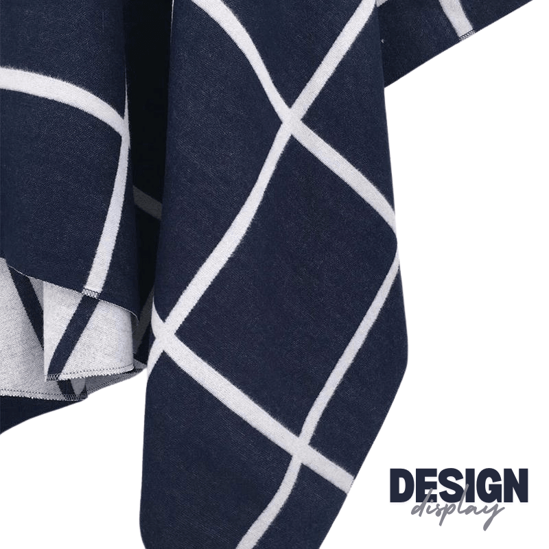 Women's Scarf with Two Color Pattern Split Shawls For Women Warm and Fashionable Luxury Designer Women -, Shawl , Drestiny , Australia, Black, Blue, Brown, Canada, Dark Blue, Dark Brown, Dark Grey, Green, Grey, Khaki, Light Blue, Light Brown, Navy, New Zealand, Off White, Orange, Ponchos, Red, Scarves, Shawls, Tan, United Kingdom, United States, White, Wine Red , Drestiny , www.shopdrestiny.com