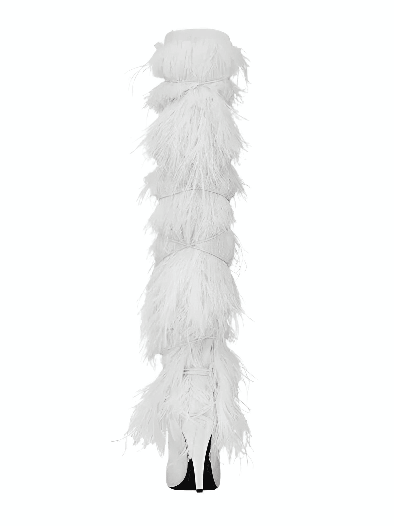 Women's Feather High Heel Boots -, Boots , Drestiny , 10, 10.5, 12, 13, 4.5, 5, 6, 6.5, 7.5, 8.5, 9, 9.5, Australia, Black, Blue, Boots, Heels, High Heels, New Zealand, United Kingdom, United States, White , Drestiny , www.shopdrestiny.com