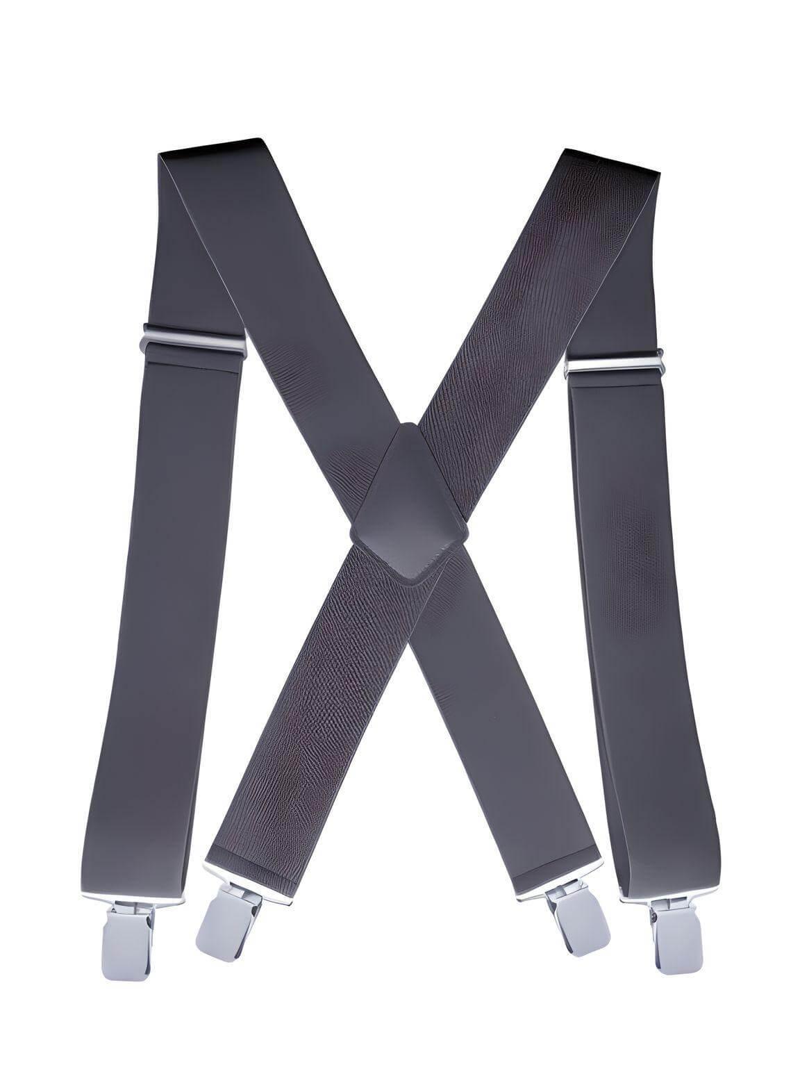 Heavy Duty Big Size Suspenders for Men - 2 Inch Wide X Back 4 Strong Clips -, Suspenders , Drestiny , Australia, Beige, Black, Brown, Canada, Dark Blue, Dark Brown, Gender_Men, Green, Grey, Light Brown, Navy, New Zealand, Off White, Red, Suspenders, United Kingdom, United States , Drestiny , www.shopdrestiny.com