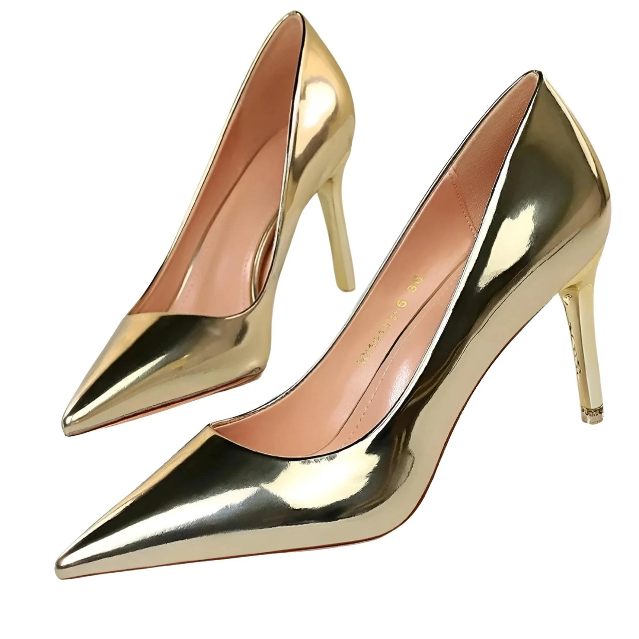 Metallic High Heel Pumps For Women