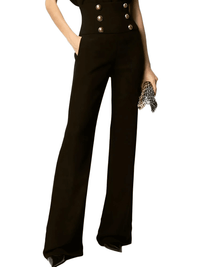 Thumbnail for Luxury Quality High Waist Wide Leg Pants -, Pants , Drestiny , Australia, Black, Canada, Casual Pants, Dress Pants, Gold, L, M, New Zealand, S, United Kingdom, United States, White, XL , Drestiny , www.shopdrestiny.com