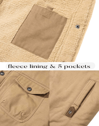 Thumbnail for Men's Cotton Cargo Jacket -, Coats & Jackets , Drestiny , 4XL, Army Green, Australia, Black, Dark Grey, FR, Jackets, Khaki, L, M, Navy, United Kingdom, United States, XL, XXL, XXXL , Drestiny , www.shopdrestiny.com