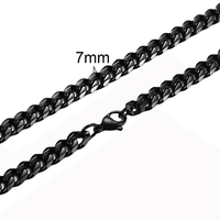 Thumbnail for Men's Cuban Link Necklaces - 3 To 7 MM -, Necklace , Drestiny , Australia, Black, Canada, Gender_Men, Gold, Necklaces, New Zealand, Silver, United Kingdom, United States , Drestiny , www.shopdrestiny.com