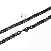 Thumbnail for Men's Cuban Link Necklaces - 3 To 7 MM -, Necklace , Drestiny , Australia, Black, Canada, Gender_Men, Gold, Necklaces, New Zealand, Silver, United Kingdom, United States , Drestiny , www.shopdrestiny.com