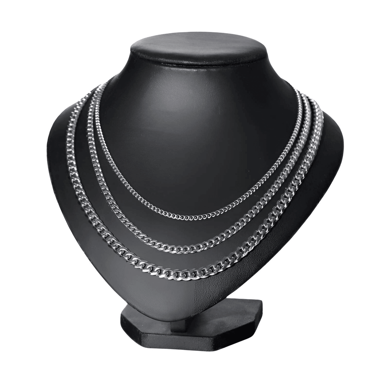 Men's Cuban Link Necklaces - 3 To 7 MM -, Necklace , Drestiny , Australia, Black, Canada, Gender_Men, Gold, Necklaces, New Zealand, Silver, United Kingdom, United States , Drestiny , www.shopdrestiny.com