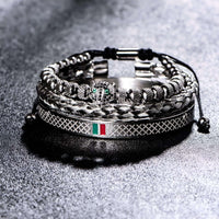 Thumbnail for Men's Luxury Bracelets -, Bracelets , Drestiny , Australia, Black, Bracelets, Canada, FR, Gender_Men, Gold, Green, New Zealand, Red, Silver, United Kingdom, United States , Drestiny , www.shopdrestiny.com