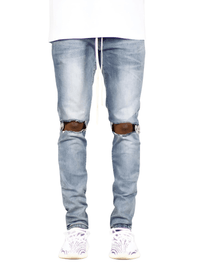 Thumbnail for Men's Ripped Jeans Side Ankle Zipper Stretch Jeans -, Jeans , Drestiny , 29, 30, 31, 32, 33, 34, 36, 38, Australia, Black, Blue, Casual Pants, Jeans, New Zealand, United Kingdom, United States , Drestiny , www.shopdrestiny.com