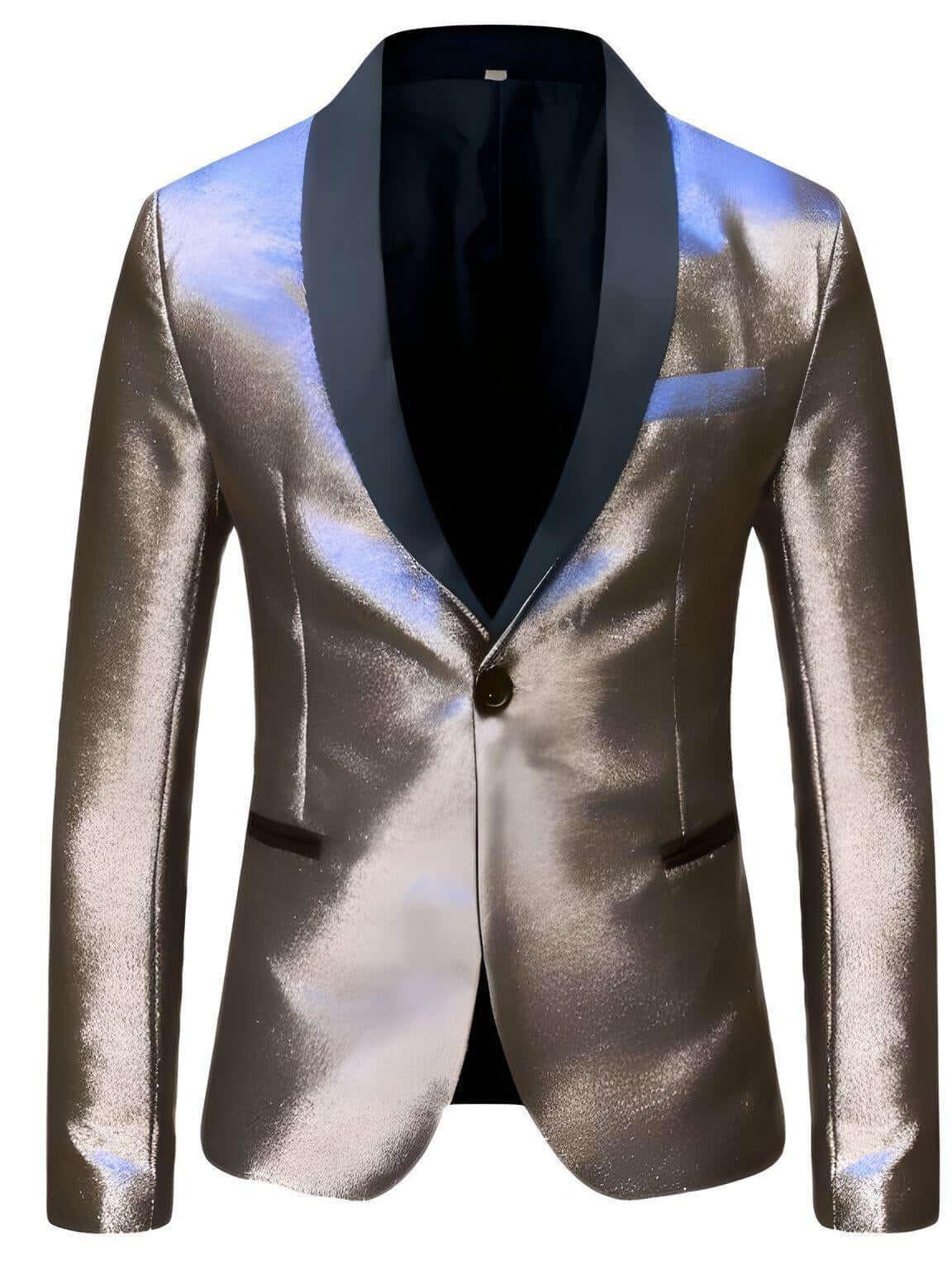 Men's Shiny One Button Gradient Blazers -, Coats & Jackets , Drestiny , 4XL, 5XL, Australia, Blazers, Blue, Dark Green, Dark Red, Deep Pink, FR, Gold, Green, L, Light Blue, Light Green, Light Pink, M, New Zealand, Pink, Royal Blue, S, Silver, Sky Blue, United Kingdom, United States, Wine Red, XL, XXL, XXXL , Drestiny , www.shopdrestiny.com