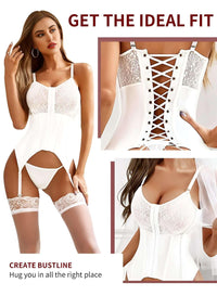 Thumbnail for Push up Corset and Shaper Gather Bra Shapewear Sexy Lingerie For Women -, Corset , Drestiny , 4XL, 5XL, Australia, Black, Bra & Underwear Sets, Bras, Brown, Canada, Corsets, Garter Belts, L, Lavender, M, New Zealand, Red, S, Sets, Underwear, United Kingdom, United States, White, XL, XS, XXL, XXXL , Drestiny , www.shopdrestiny.com