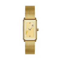 Thumbnail for Rectangle Quartz Ladies Watch With Diamond Accents -, Watches , Drestiny , Australia, Black, Canada, Gold, New Zealand, Silver, United Kingdom, United States, Watches, White, Yellow , Drestiny , www.shopdrestiny.com