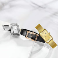 Thumbnail for Rectangle Quartz Ladies Watch With Diamond Accents -, Watches , Drestiny , Australia, Black, Canada, Gold, New Zealand, Silver, United Kingdom, United States, Watches, White, Yellow , Drestiny , www.shopdrestiny.com