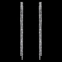Thumbnail for Rhinestone Crystal Tassel Long Earrings for Women -, Earrings , Drestiny , Australia, Canada, Earrings, Gender_Women, Gold, New Zealand, Silver, United Kingdom, United States , Drestiny , www.shopdrestiny.com