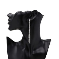 Thumbnail for Rhinestone Crystal Tassel Long Earrings for Women -, Earrings , Drestiny , Australia, Canada, Earrings, Gender_Women, Gold, New Zealand, Silver, United Kingdom, United States , Drestiny , www.shopdrestiny.com