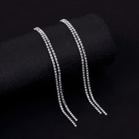 Thumbnail for Rhinestone Crystal Tassel Long Earrings for Women -, Earrings , Drestiny , Australia, Canada, Earrings, Gender_Women, Gold, New Zealand, Silver, United Kingdom, United States , Drestiny , www.shopdrestiny.com