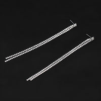Thumbnail for Rhinestone Crystal Tassel Long Earrings for Women -, Earrings , Drestiny , Australia, Canada, Earrings, Gender_Women, Gold, New Zealand, Silver, United Kingdom, United States , Drestiny , www.shopdrestiny.com