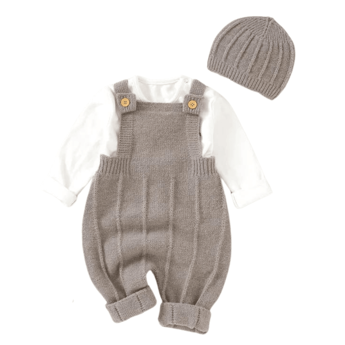 Sweet Knitted Baby Outfit Sets -, Sets , Drestiny , 12M, 18M, 3M, 6M, 9M, Australia, Boys, Canada, Dark Khaki, Girls, Hats, Light Blue, New Zealand, Overalls, Pant Sets, Rust Red, Sky Blue, United Kingdom, United States , Drestiny , www.shopdrestiny.com
