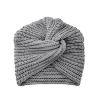 Thumbnail for Twisted Knit Bohemian Turban Hat -, Cross Wrap Hat , Drestiny , Australia, Black, Canada, Dark Blue, Dark Khaki, Gender_Women, Grey, Hats, Khaki, Light Grey, Navy, New Zealand, Pink, Red, Teal, United Kingdom, United States, White , Drestiny , www.shopdrestiny.com