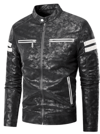 Thumbnail for Vintage Leather Moto Jacket -, Leather Jackets , Drestiny , 4XL, Australia, Black, Blue, Brown, Chocolate, Jackets, L, M, New Zealand, S, United Kingdom, United States, XL, XXL, XXXL , Drestiny , www.shopdrestiny.com