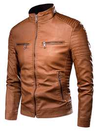 Thumbnail for Vintage Leather Moto Jacket -, Leather Jackets , Drestiny , 4XL, Australia, Black, Blue, Brown, Chocolate, Jackets, L, M, New Zealand, S, United Kingdom, United States, XL, XXL, XXXL , Drestiny , www.shopdrestiny.com