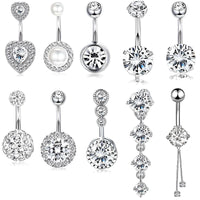 Thumbnail for Women's 316L Surgical Steel Belly Piercing Jewelry -, Body Jewelry , Drestiny , Australia, Body Jewelry, Canada, Gender_Women, Gold, New Zealand, Silver, United Kingdom, United States, White , Drestiny , www.shopdrestiny.com
