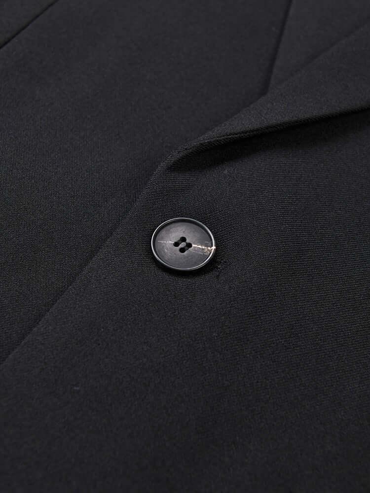 Women's Black Zipper Blazer -, Blazers , Drestiny , Australia, Black, Blazers, Canada, FR, Jackets, L, M, New Zealand, United Kingdom, United States, XL , Drestiny , www.shopdrestiny.com