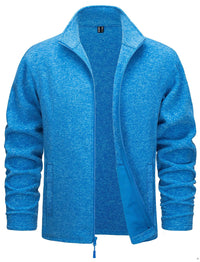 Thumbnail for Lightweight Full Zip Fleece Jackets For Men - In 16 Colors! -, Jacket , Drestiny , 4XL, Army Green, Australia, Beige, Black, Dark Blue, Dark Green, Dark Grey, FR, Grey Blue, Jackets, L, Light Blue, Light Grey, M, Mid Blue, Peacock Blue, Pink, Sea Blue, United Kingdom, United States, Water Blue, Wine Red, XL, XXL, XXXL, Yellow , Drestiny , www.shopdrestiny.com