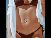 Women's 316L Surgical Steel Belly Piercing Jewelry
