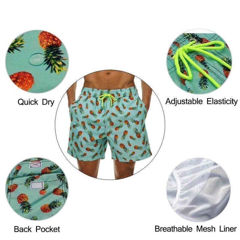 Men's Cool Print Swim Trunks -, Shorts , Drestiny , 4XL, Australia, Blue, Canada, FR, Green, L, M, Navy, New Zealand, Pink, Red, Swim Shorts, United Kingdom, United States, White, XL, XXL, XXXL , Drestiny , www.shopdrestiny.com