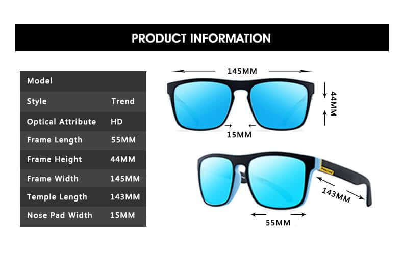 Men's Fashion Polarized Sunglasses -, Sunglasses , Drestiny , Australia, Black, Blue, Canada, Gender_Men, Green, Ice Blue, Light Blue, New Zealand, Orange, Red, Sky Blue, Sunglasses, United Kingdom, United States , Drestiny , www.shopdrestiny.com