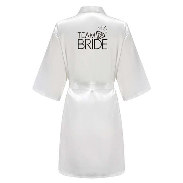 Satin Kimono Wedding Party Robes -, Robes , Drestiny , 4XL, Australia, Blue, Brown, Canada, Deep Pink, Gender_Women, L, Light Pink, M, New Zealand, Pink, Purple, Robes, Royal Blue, S, United Kingdom, United States, White, Wine Red, XL, XXL, XXXL , Drestiny , www.shopdrestiny.com