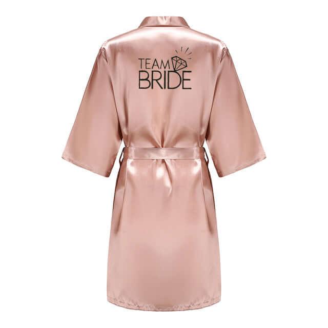 Satin Kimono Wedding Party Robes -, Robes , Drestiny , 4XL, Australia, Blue, Brown, Canada, Deep Pink, Gender_Women, L, Light Pink, M, New Zealand, Pink, Purple, Robes, Royal Blue, S, United Kingdom, United States, White, Wine Red, XL, XXL, XXXL , Drestiny , www.shopdrestiny.com